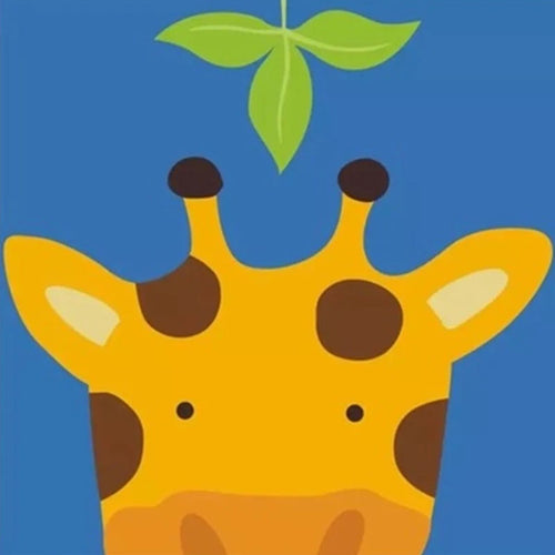 Peek-a-Boo Giraffe 5D DIY Paint By Diamond Kit