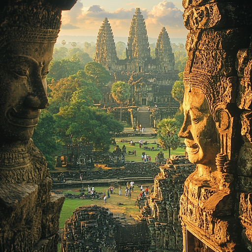 Angkor Thom Diamonded Painting Kits