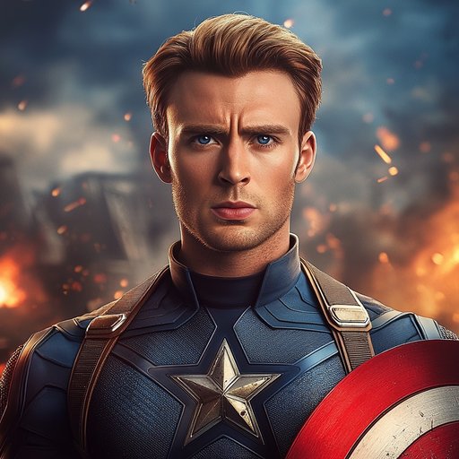 Chris Evans: The Star-Spangled Saga Of Captain America Diamonded Painting Kits