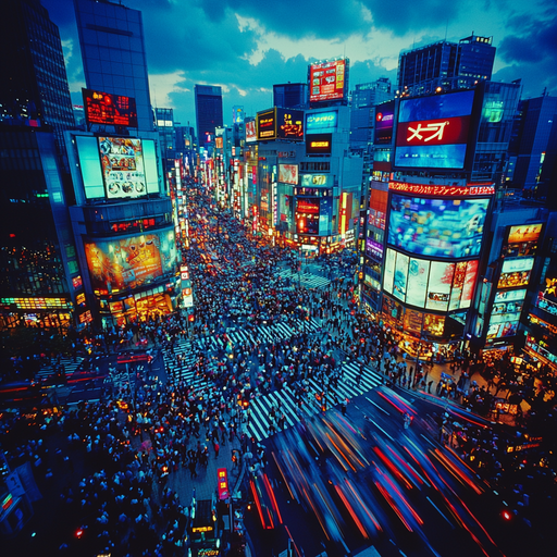 Tokyo's Shibuya Crossing Diamonded Painting Kits