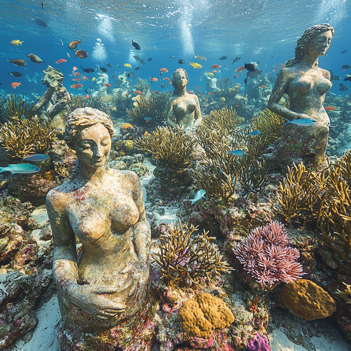 Underwater Sculpture Park - Grenada Paint By Diamonds