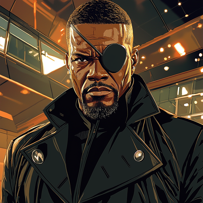 Samuel L. Jackson: The Unforgettable Force Behind Nick Fury Painting By Diamonds Kit