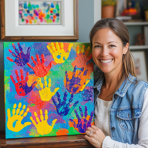 Tender Touches: Handprint Art To Cherish Paint By Diamond