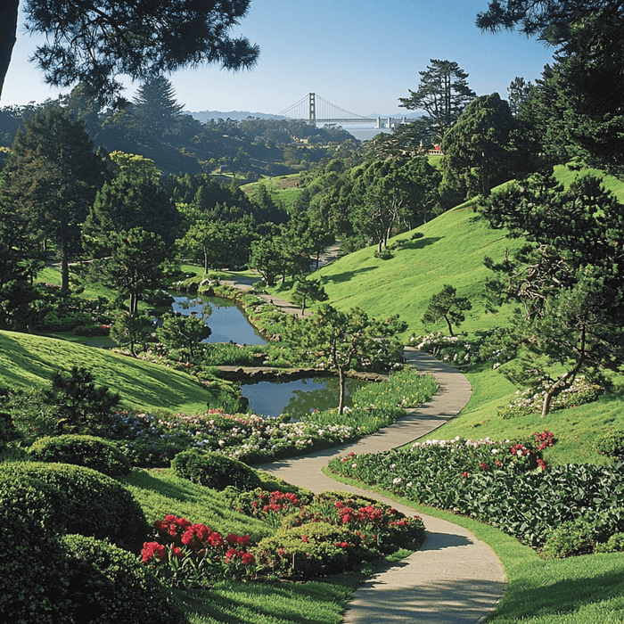 The Golden Gate Park DIY Paint By Diamonds