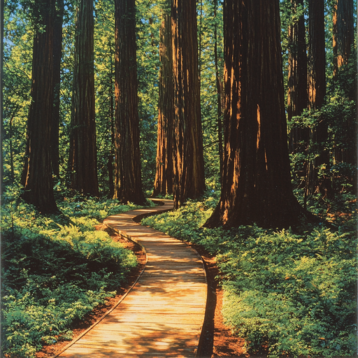 Muir Woods National Monument - San Francisco Paint By Diamonds Kits