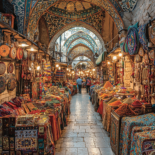 Grand Bazaar - Istanbul Paint By Color