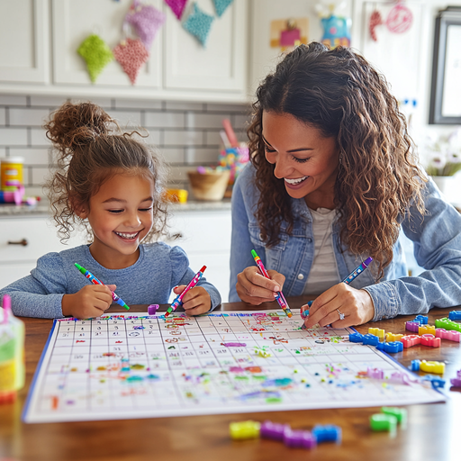 Sunny Smiles: Designing A Family Fun Day Calendar Together Paint By Diamonds Kits