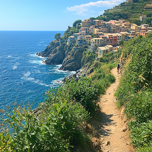 Cinque Terre Hiking Trails Diamonded Painting Kits