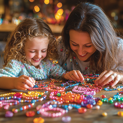 Treasured Connections: Jewelry-Making Together Paint By Diamond