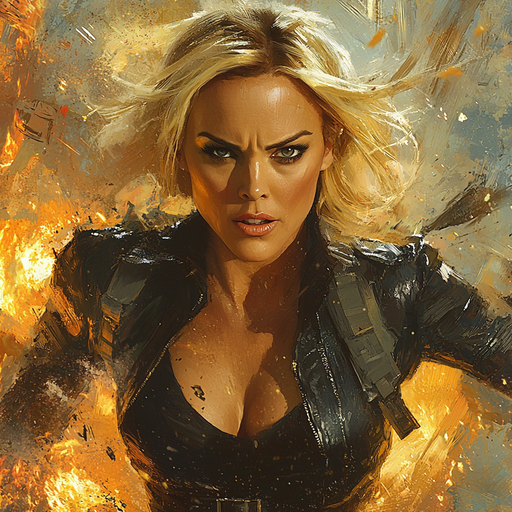 Charlize Theron: The Fierce Queen Of Action Films Paint By Color