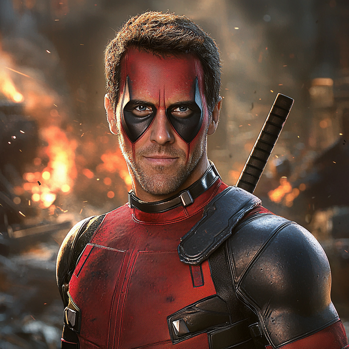 Ryan Reynolds: Unleashing The Wit With Deadpool's Charm Painting By Diamonds Kit