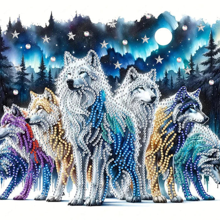 Sparkling Winter And Wildlife Diamond Art Painting