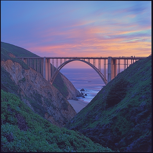 Big Sur's Bixby Creek Bridge Diamonded Painting Kits