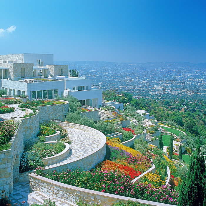 The Getty Center Painting Diamond Kit