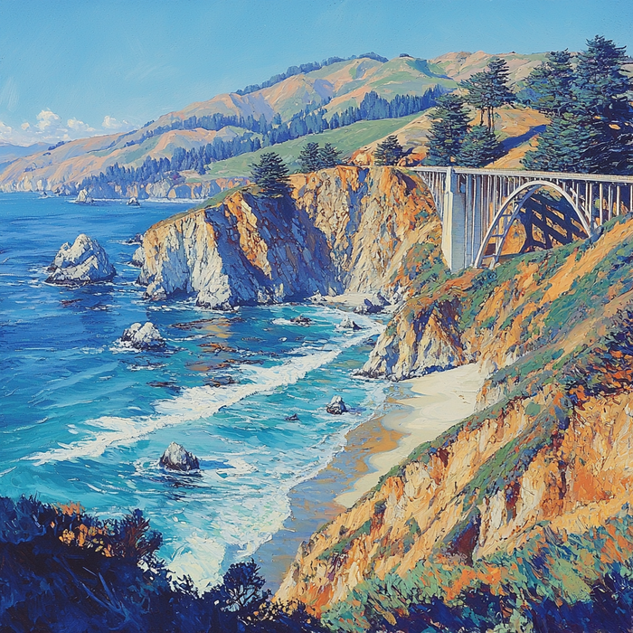 Big Sur - California Paint By Diamonds