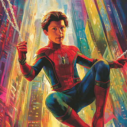 Tom Holland: The Endearing Face Of Spider-Man Paint By Diamonds