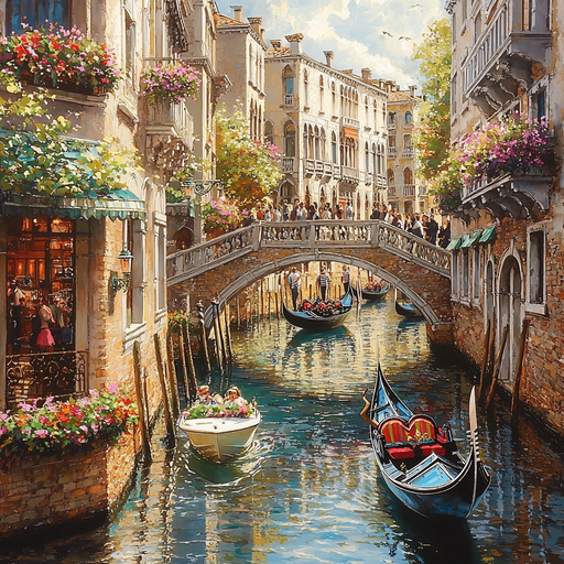 Venice Canals Diamonded Painting Kits