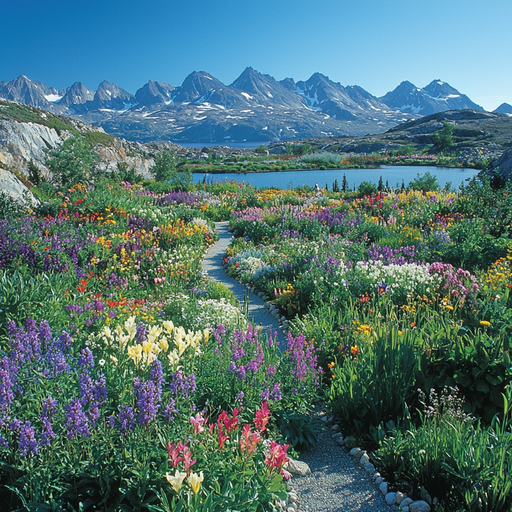 Tromsø Arctic-Alpine Botanic Garden - Tromsø Paint By Color