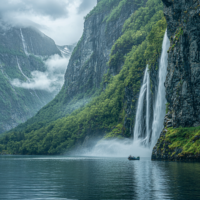 Norwegian Fjords - Norway Diamonded Painting Kits