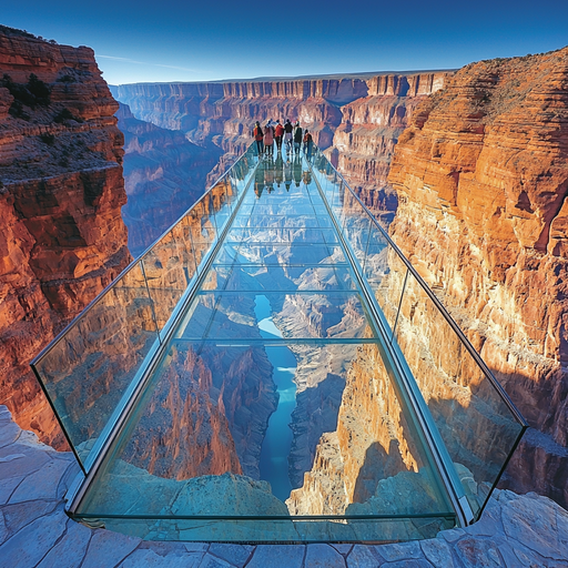 Grand Canyon Skywalk Diamonded Painting Kits