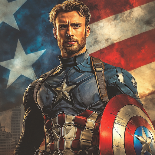 Chris Evans: The Heart Of Captain America Painting Diamond Kit