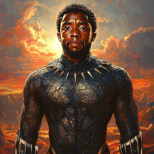 Chadwick Boseman: The Legacy Of The Black Panther Diamond Painting