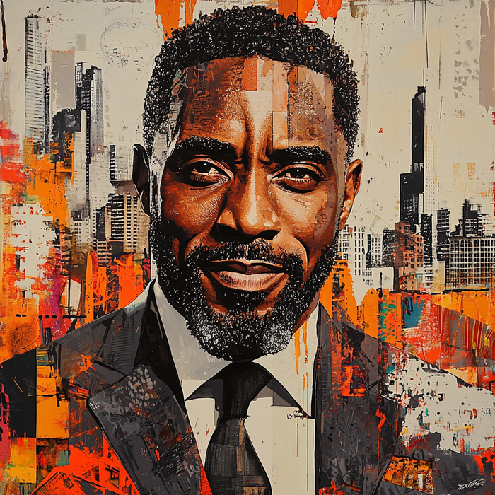 Idris Elba: Stringing Success With The Brawn And Brains Painting By Diamonds Kit