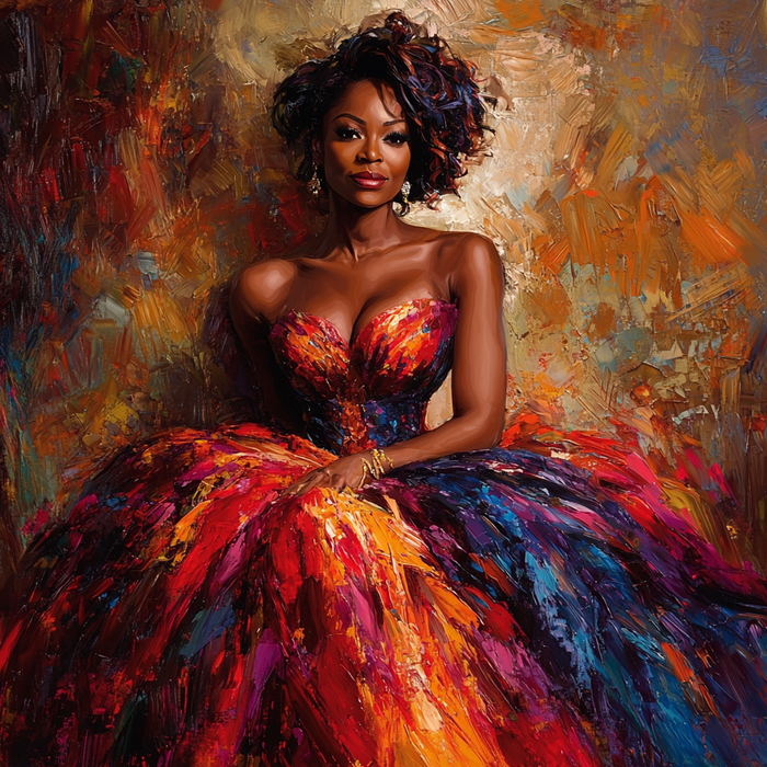 Viola Davis: Unveiling The Strength Of A Leading Lady Painting By Diamonds Kit