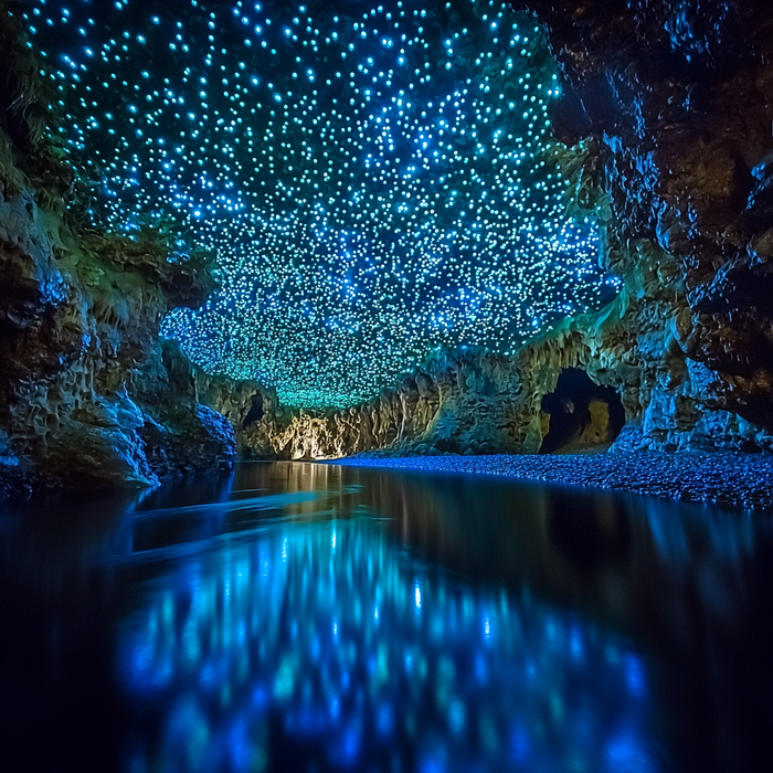 Waitomo Glowworm Caves - Waitomo Paint By Diamonds Art