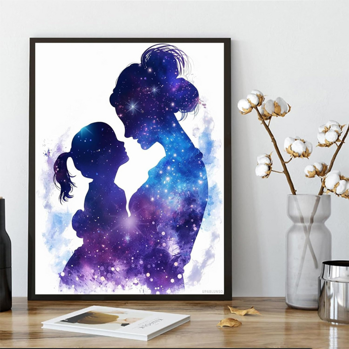 Watercolor Mother And Daughter Hug Paint Kit