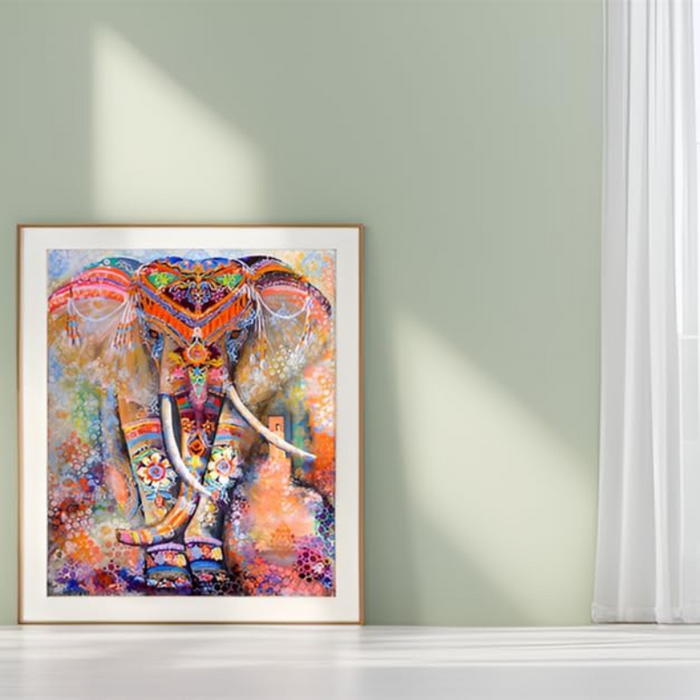 Elephant Print Home Wall Decor