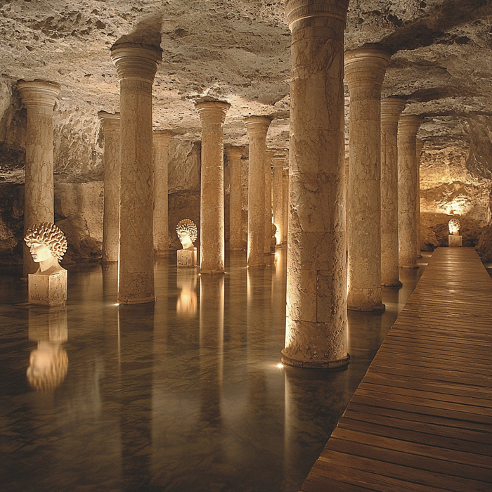 Basilica Cistern - Istanbul Paint By Color