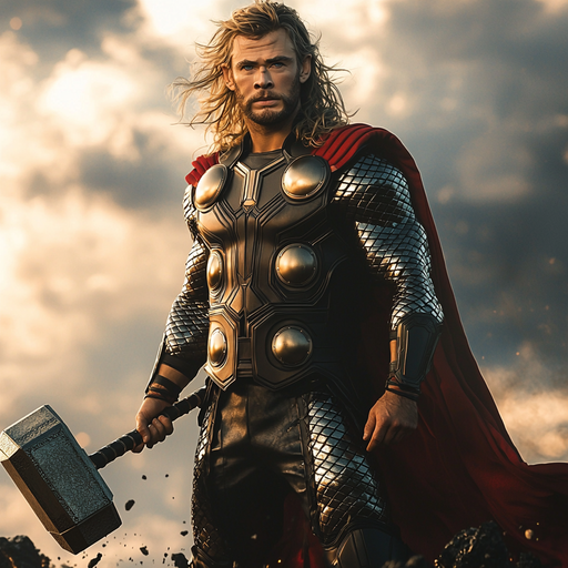 Chris Hemsworth: The Mighty Thor's Thunderous Legacy DIY Paint By Diamonds