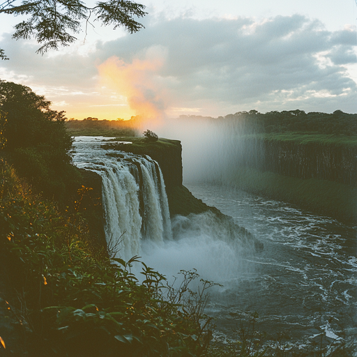 Victoria Falls - Zambia And Zimbabwe Painting Diamond Kit