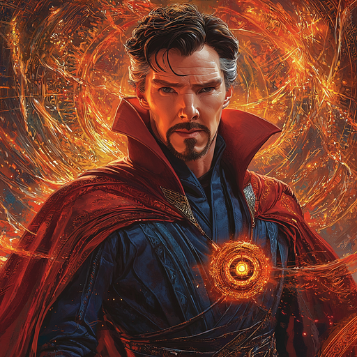 Benedict Cumberbatch: The Enigmatic Mind Of Doctor Strange Painting By Diamonds Kit