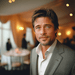 Brad Pitt: The Eternal Icon Of Hollywood Charm Painting Diamond Kit