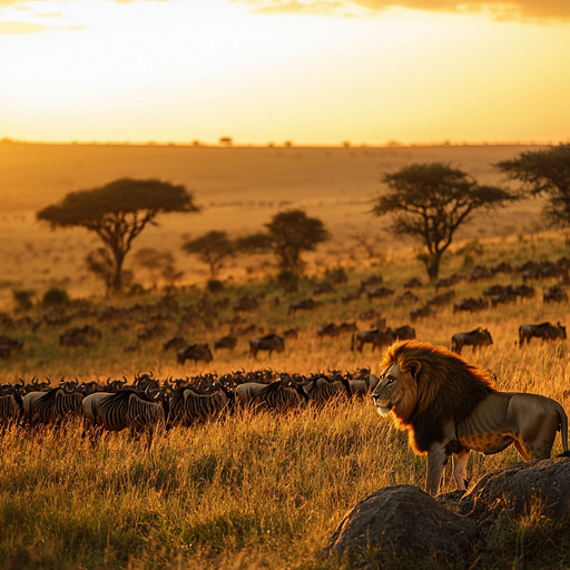 Safari In Serengeti - Arusha Paint By Diamonds