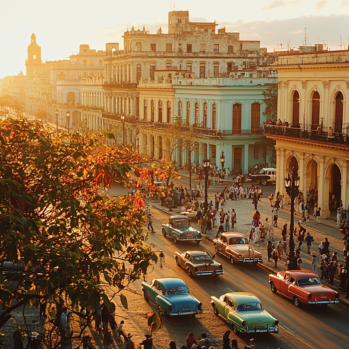 Havana Old Town Paint By Color