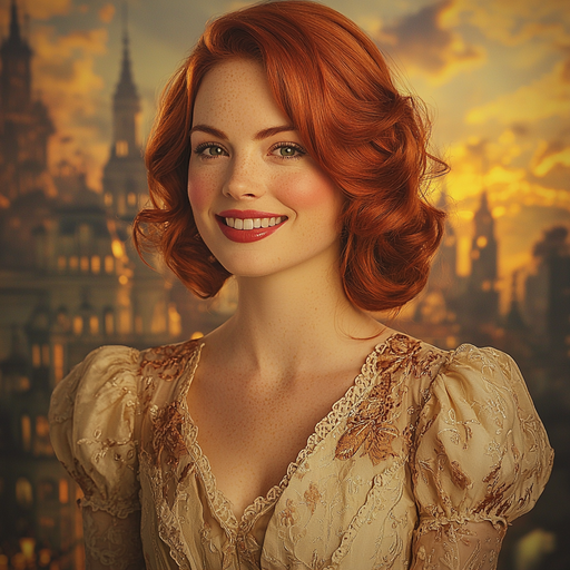 Emma Stone: Embracing The La La Land Dream Painting Diamond Kit