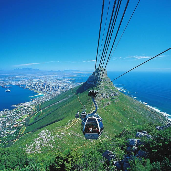 Table Mountain Aerial Cableway Diamonded Painting Kits