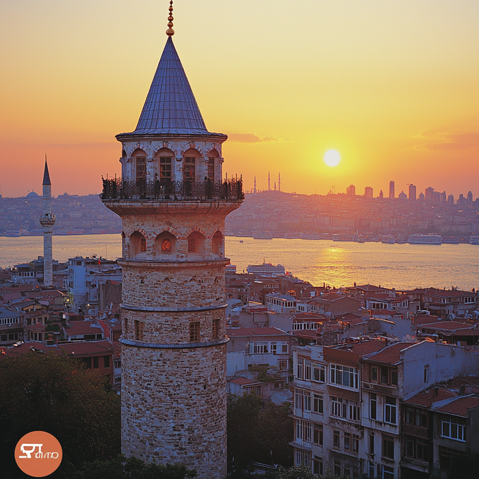 The Galata Tower - Istanbul Diamonded Painting Kits