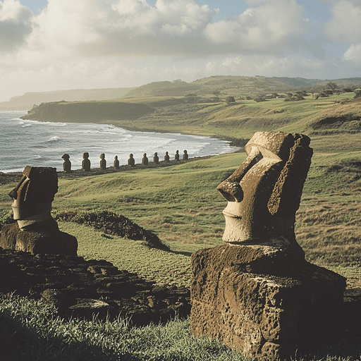 Easter Island - Chile Paint By Color