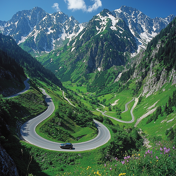 Transfagarasan Highway - Romania DIY Paint By Diamonds