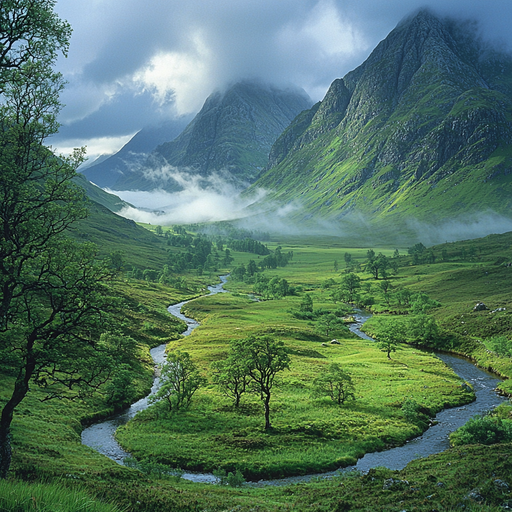 Glen Coe - Scotland Paint By Color