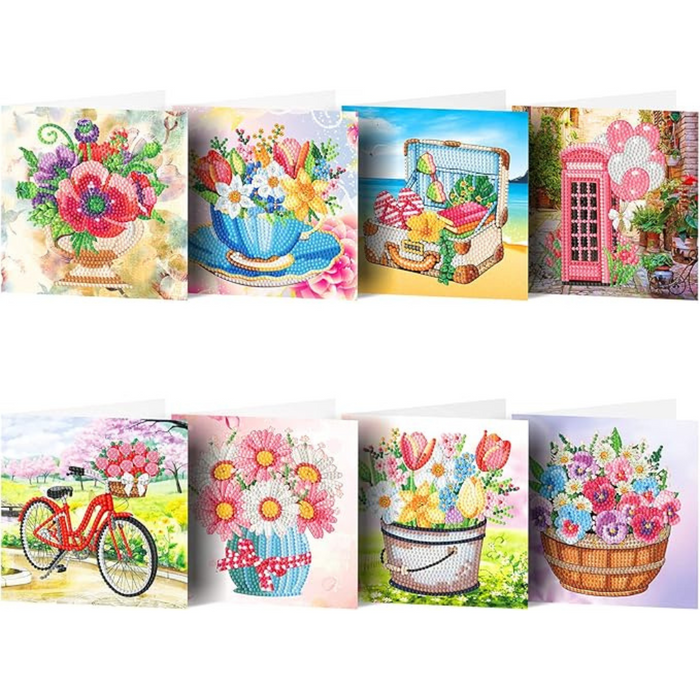 Diamond Painting Greeting Card Set