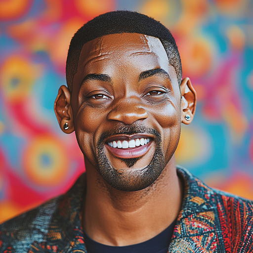 Will Smith: The Charismatic Pursuit Of Happiness Painting By Diamonds Kit