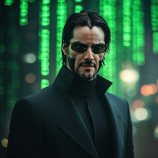 Keanu Reeves: The Matrix Of Zen And Action DIY Paint By Diamonds