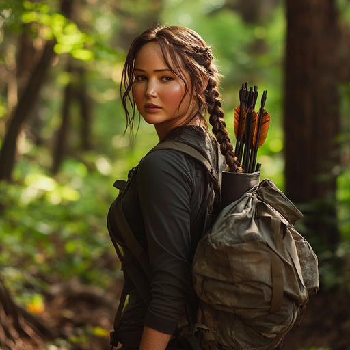 Jennifer Lawrence: Embracing The Spirit Of Katniss Everdeen Diamonded Painting Kits