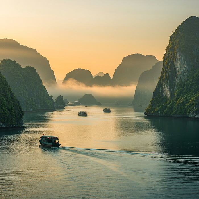 Ha Long Bay Painting By Diamonds Kit