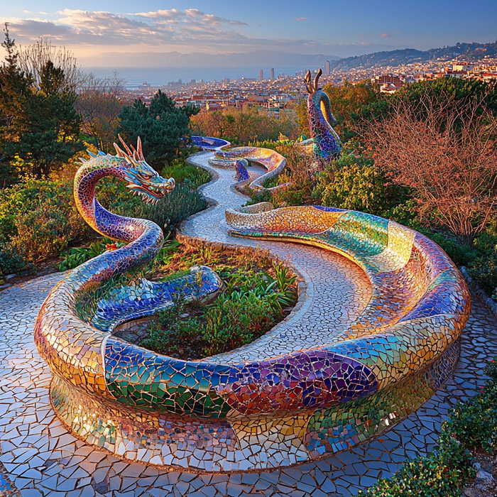 Parc Guell - Barcelona Paint By Diamonds